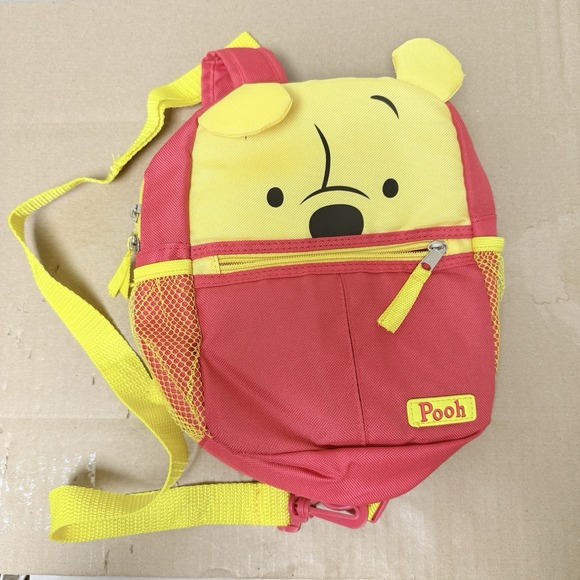 Winne The Pooh Kids Backpack With Harness - Picture 1 of 4